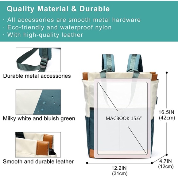 Commuter laptop backpack - Picture 3 of 12